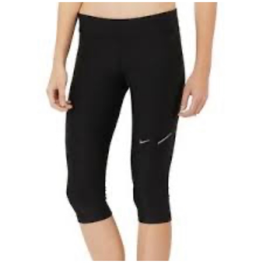Nike : Dri Fit capri athletic stay warm running pants